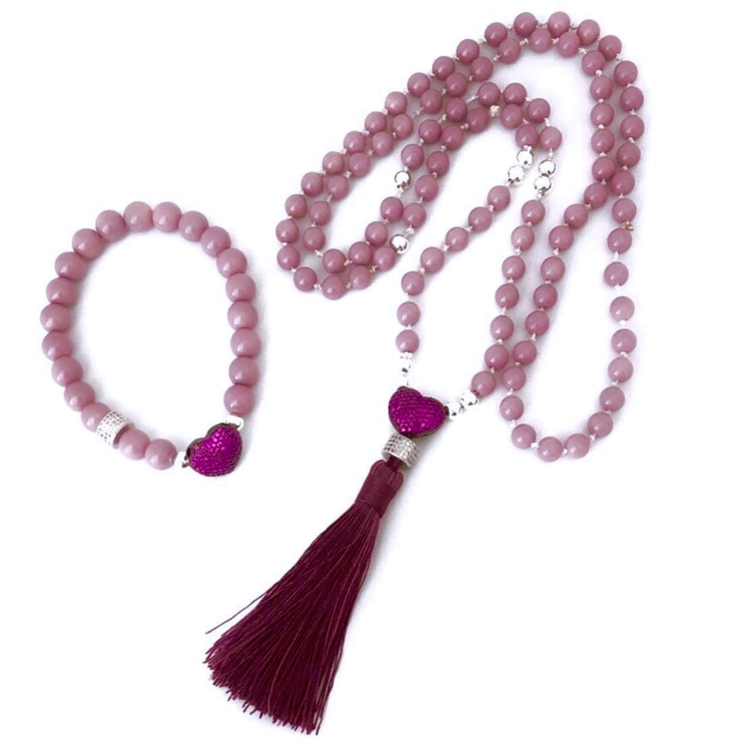 Berry Handmade Mala Set