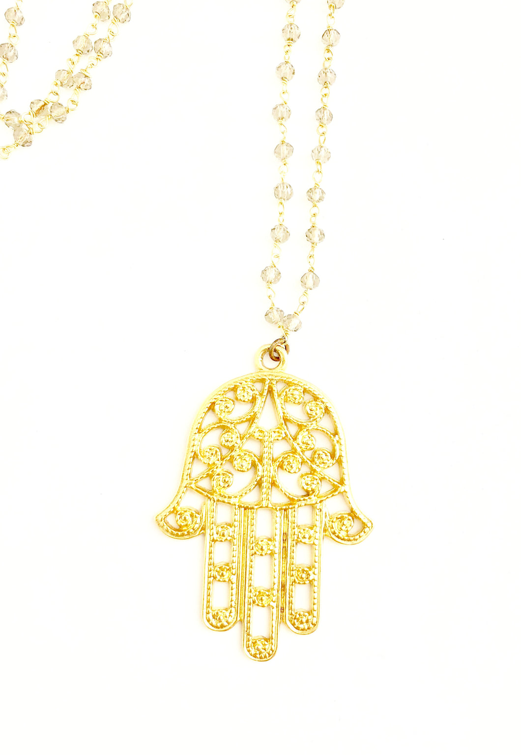 Yoga Element Crystal Long Necklace