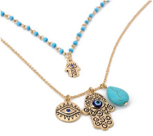 Fatima Turkish Multi Layer Necklace