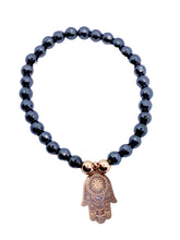 Hamsa Hematite Strength Bracelet