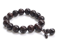 Wooden Buddha Mala Bracelet