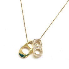 Double Soda Tab/Cap Necklace