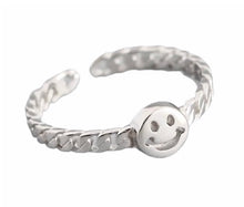 Tinny Happy and Smiling Adjustable Ring