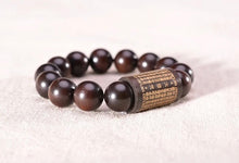Lightning Wooden Scripture Tibetan Bracelet