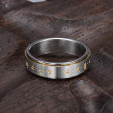 Buddha Mantra Spinner Ring