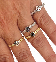 Tinny Happy and Smiling Adjustable Ring