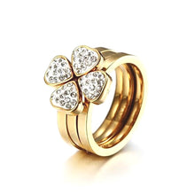 Four Leaf Clover Lucky Ring