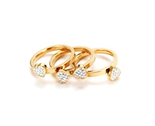 Four Leaf Clover Lucky Ring