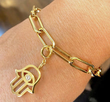 Hamsa Link Bracelet