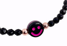 Happy at Night Obsidian Handmade Beaded Bracelet