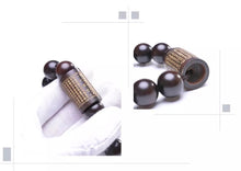 Lightning Wooden Scripture Tibetan Bracelet