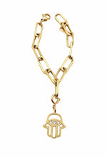 Hamsa Link Bracelet