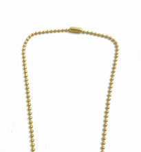 Peace Sign Ball Chain Necklace