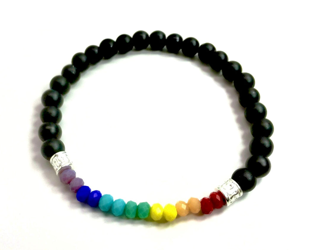 7 Chakras Crystal Healing Bracelet