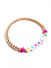 NAMASTE Handmade Rose Beaded Single Bracelet