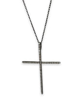 Big Cross Pave Necklace