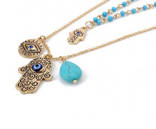 Fatima Turkish Multi Layer Necklace