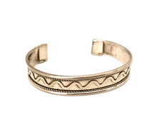 Tibetan Antique Brass-Copper Cuff