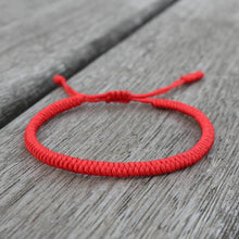 Thick Red Mystical Tibetan Bracelet