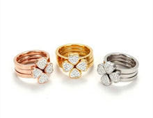 Four Leaf Clover Lucky Ring