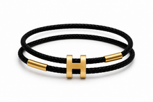 “H” Signature Braided Cord Bracelet
