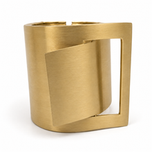 Modern Geometric Wide Cuff Bracelet