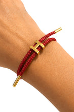 “H” Red Cord Bracelet
