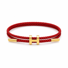 “H” Red Cord Bracelet