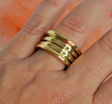 Roman Four Band Ring