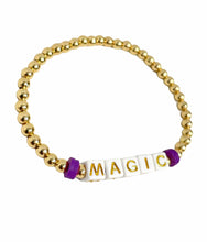 MAGIC Purple Golden Beaded Bracelet (Free Shipping)
