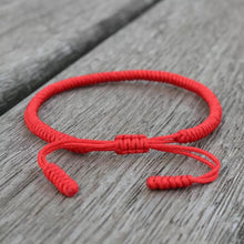 Thick Red Mystical Tibetan Bracelet
