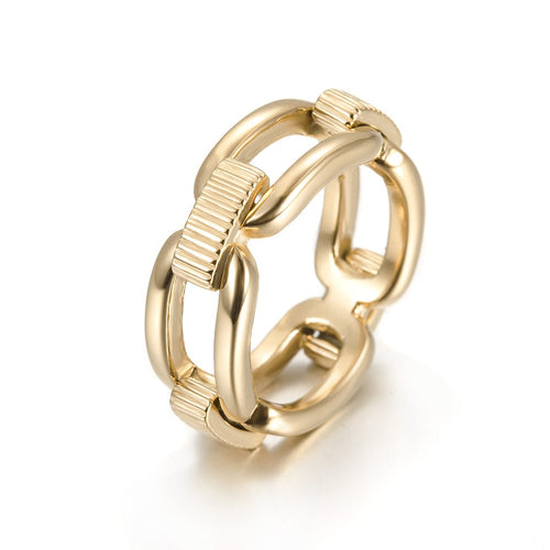 Knotted Link Ring