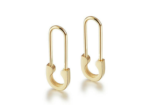 Golden Pin Earrings