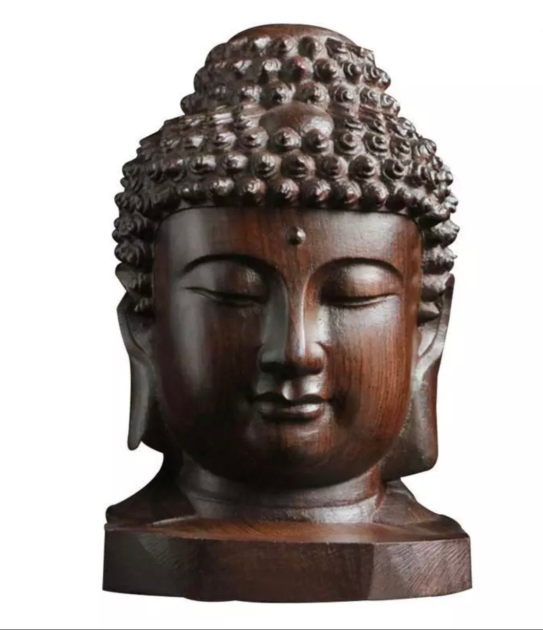 Mini Wooden Buddha Figure