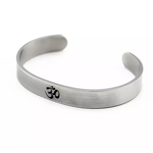 OM Balance Stainless Steel Cuff (Free Shipping)