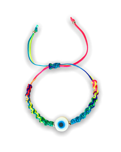 Summer Evil Eye Knotted Bracelet